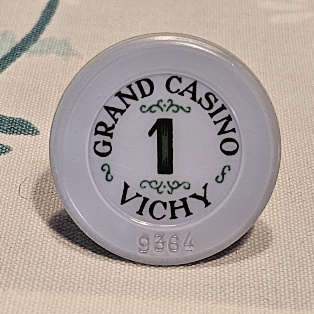 French Grand Casino Vichy poker chip RING - Free Shipping**